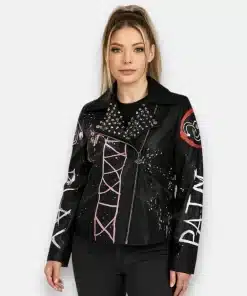 Alexa Bliss Friends for Eternity Faux Leather Jacket on Sale