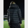 Black puffer chelsea f.c. jacket