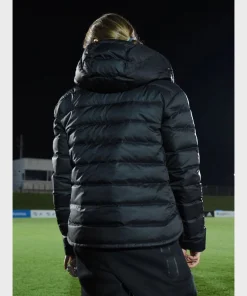 Black puffer chelsea f.c. jacket