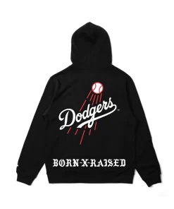Born x raised dodgers hoodie black