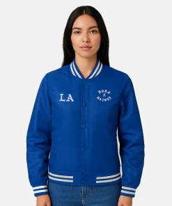 Born X Raised Dodgers Varsity Jacket