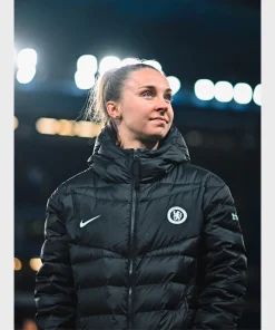 Chelsea f.c. black puffer jacket