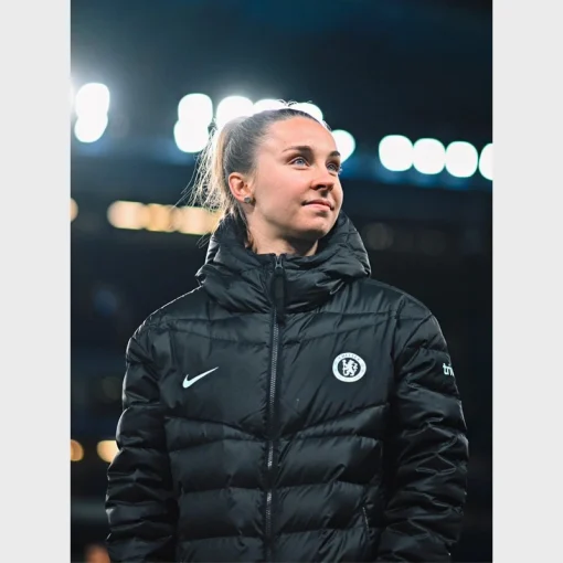 Chelsea f.c. black puffer jacket