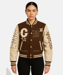 Chris Brown Breezy Bowl XX Letterman Varsity Jacket