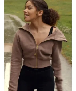 Cropped Ginny and Georgia 2025 Zip Up Hoodie