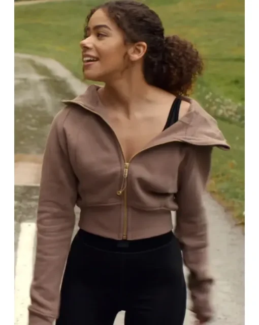 Cropped Ginny and Georgia 2025 Zip Up Hoodie
