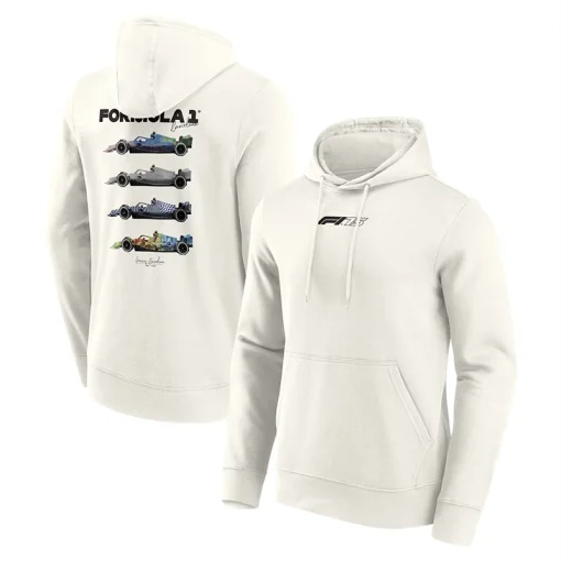 Formula 1 barcelona mosaics graphic hoodie for sale