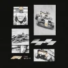 Formula 1 The Movie Photo Collage Black Hoodie