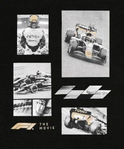 Formula 1 The Movie Photo Collage Black Hoodie