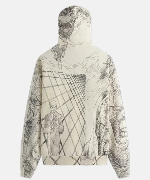 Get Kith x Superman Sketch Hoodie - Superman Kith Sketch Nelson Hoodie