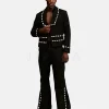 Ghanaian celebrity cowries high waisted jacket