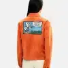 Gilga Farm x Moncler Suede Leather Coach's shirt Jacket