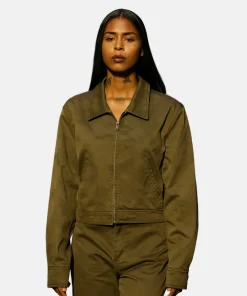 Gio Telfar 20th Anniversary Runway Cotton Jacket Green