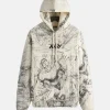 Kith x Superman Sketch Nelson Hoodie Off White