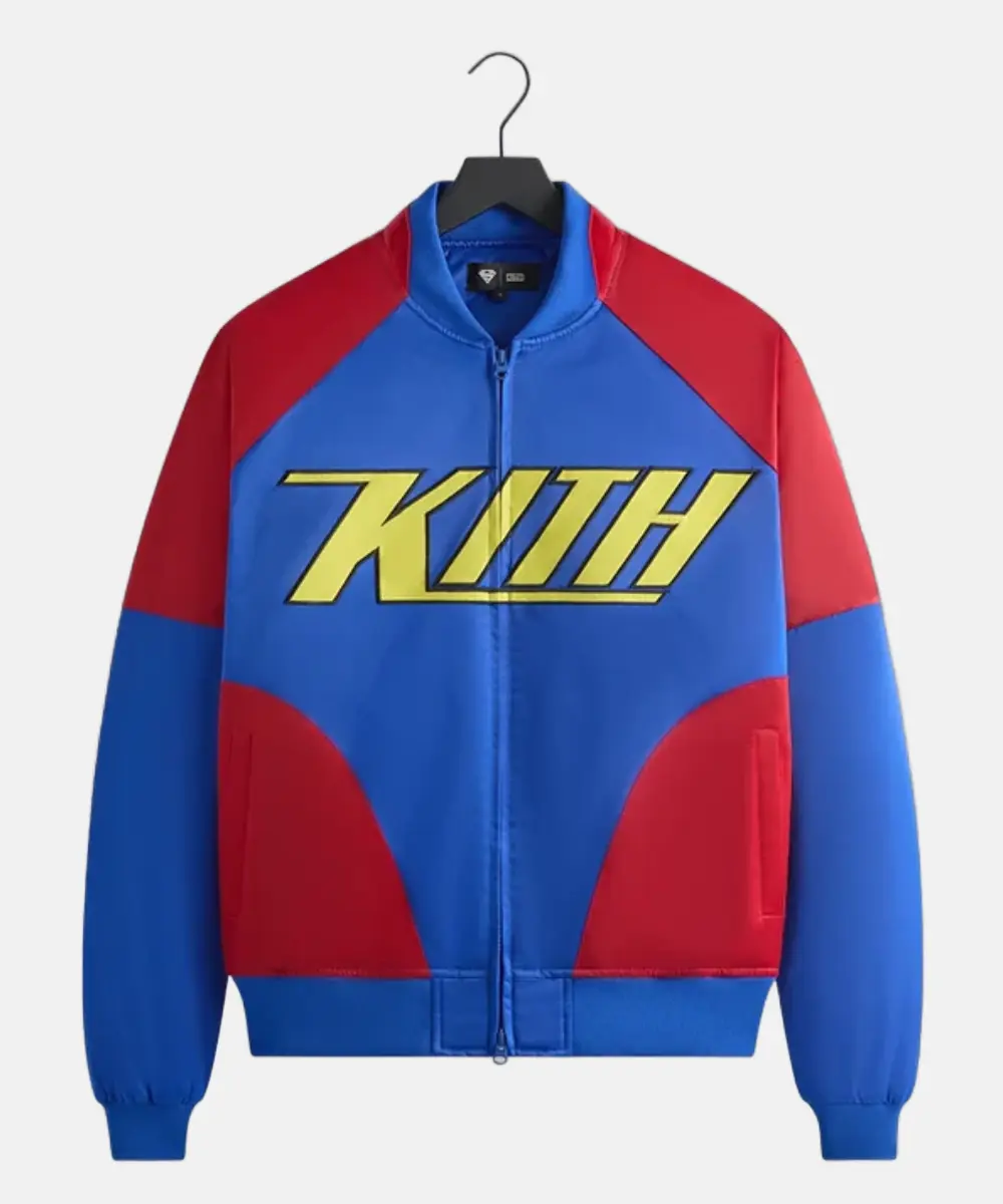Superman x Kith Satin Bomber Jacket | Superman Jacket