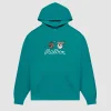Malbon Two Man Scramble Hoodie Teal