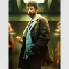 Matthew-Goode-Shearling-Brown-Suede-Leather-Coat