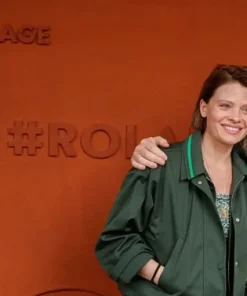 Melanie-Thierry-French-Open-2025-Green-Jacket