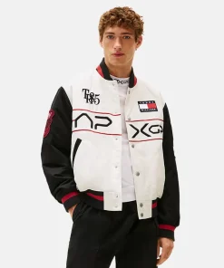 Mens The APXGP Collection Boxy Varsity Jacket Tommy Hilfiger