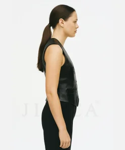 Miley Cyrus Black Vest