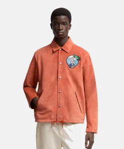 Moncler x Gilga Farm by Donald Glover Navel Suede Shirt Jacket Sale