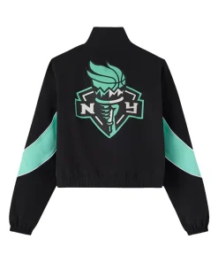 New york liberty ovo x wnba track jacket black mint