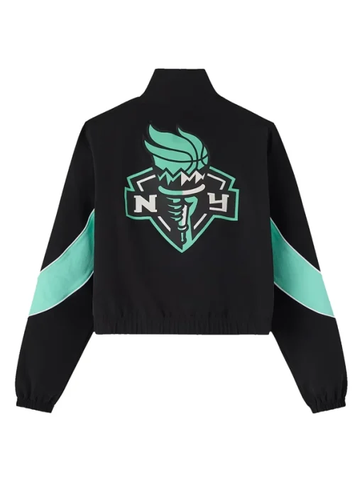 New york liberty ovo x wnba track jacket black mint