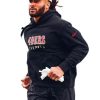 Nike san francisco 49ers black hoodie