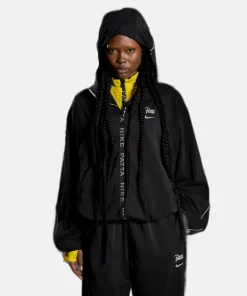 Nike x Patta Running Team Black Hooded Track Jacket