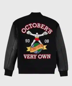 OVO x UFC CHAMPIONSHIP VARSITY JACKET Back