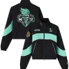 Ovo x wnba new york liberty track jacket black