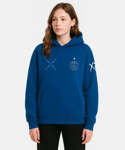 PSG X XO Blue Hoodie women