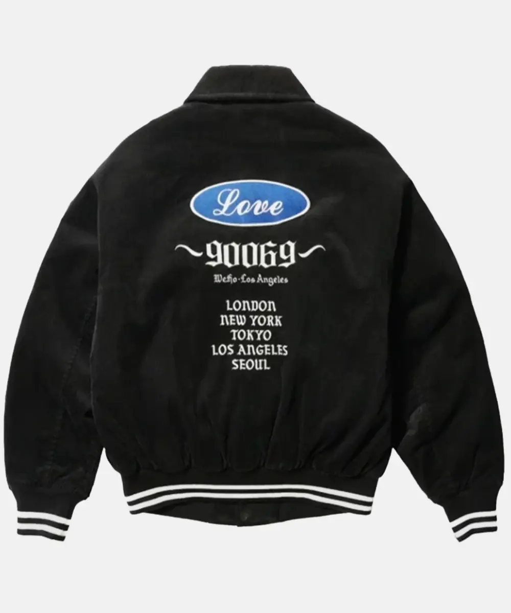 Palace Love Varsity Jacket Black