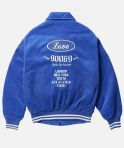 Palace Love Varsity Jacket blue