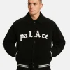 Palace Unisex Palace Love Varsity Jacket black