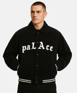 Palace Unisex Palace Love Varsity Jacket black