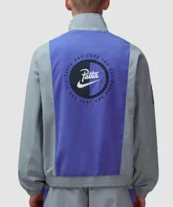 Patta x Nike Track Jacket – Grey and Blue