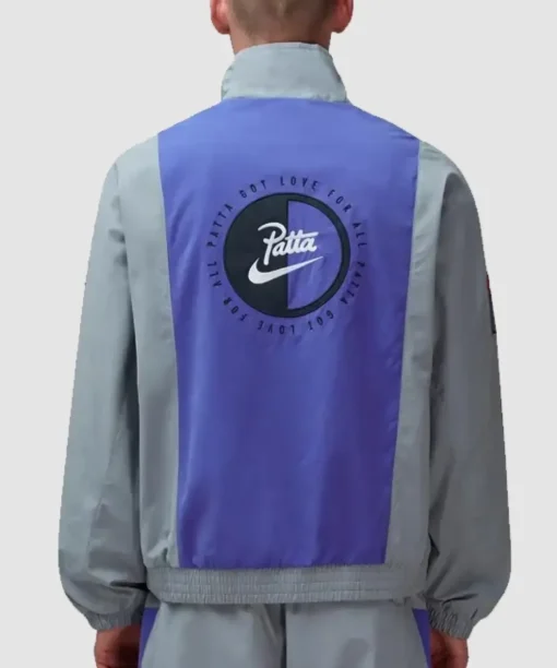 Patta x Nike Track Jacket – Grey and Blue
