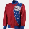 Philadelphia 76ers Mitchell & Ness 75th Anniversary Warm Up Jacket