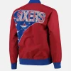 Philadelphia 76ers Mitchell & Ness 75th Anniversary Warm Up Jacket - Unisex