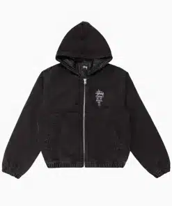STUSSY-WORK-JACKET black denim