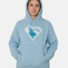 SUPERMAN 2025 Fortress of Solitude Hoodie Sky Blue