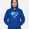 SUPERMAN 2025 Fortress of Solitude Hoodie blue