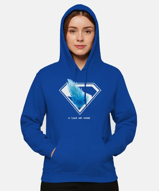 SUPERMAN 2025 Fortress of Solitude Hoodie blue