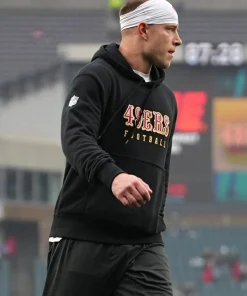 San francisco 49ers black hoodie nike