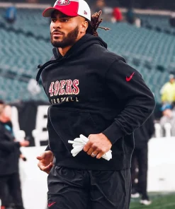 San francisco 49ers black pullover hoodie