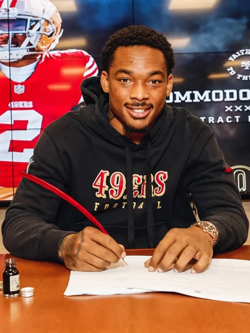 San francisco 49ers nike black hoodie