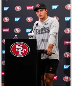 San francisco 49ers ota brock purdy fleece hoodie grey