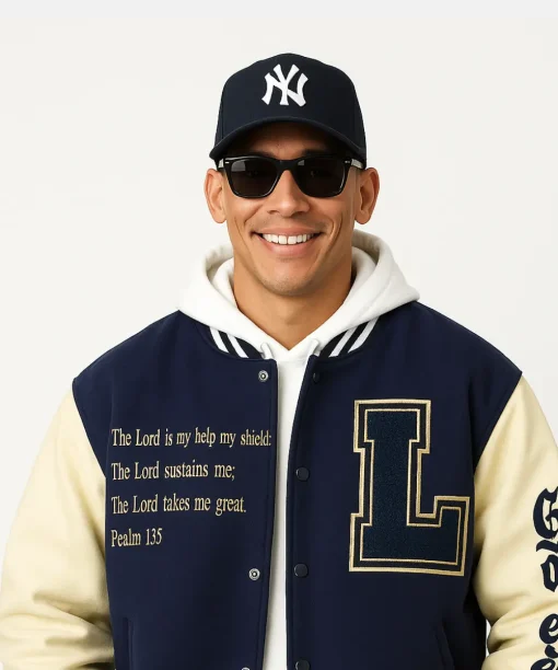 Saved Social Club Daddy Yankee Varsity Bomber Jacket