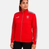Scuderia Ferrari F1 2024 Team Coach Soft-Shell Jacket Red